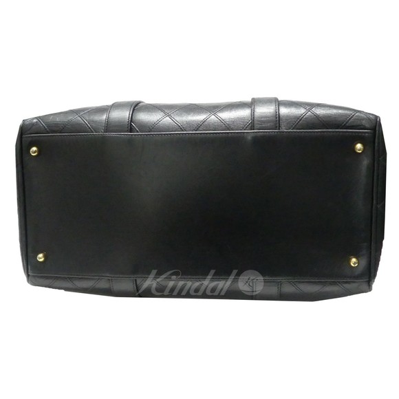 Chanel Bicolor Coco Mark 2way Leather Shoulder Hand Boston Bag - Picture 8 of 10